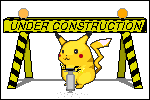 a gif of pikachu doing construction work with the text 'under construction'
